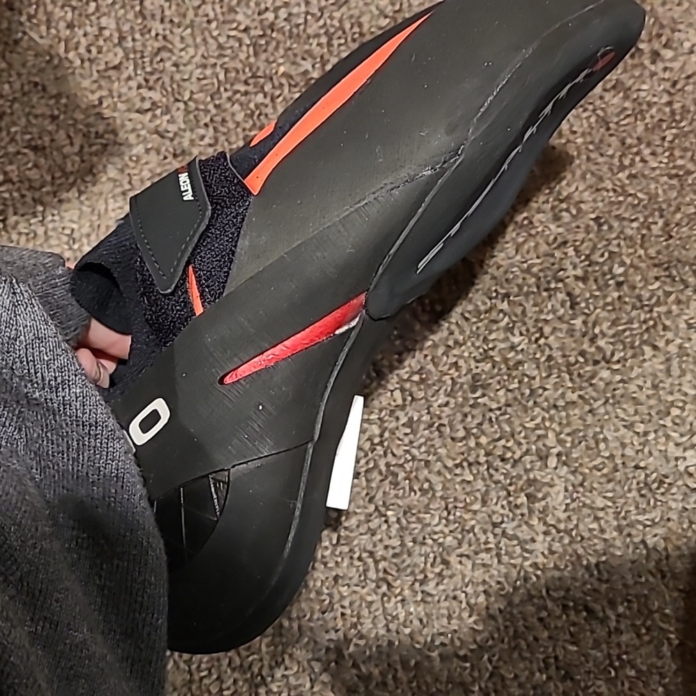 adidas Black and Red Athletic Shoes - Picture 3 of 4
